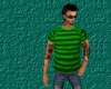 *SC* Green Stripe Shirt 