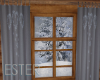 Winter natural curtains