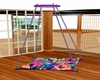 Tropical bed swing