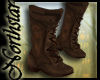 ~NS~ Flat Leather boots