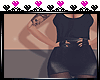 [Night] Leather skirt bl