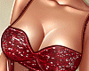 N. Wine Glitter Dress