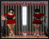 C Dress Red Slim