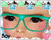 ! Green Boy Kid Glasses 
