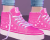 pink sneakers