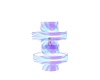blue/purple cylinder lit