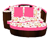 pink nursery couch