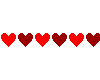Red Heart Line Divider