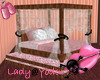 (L@Y)PinkRose Bed w/Pose