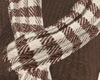 CA Brown Checkered Scarf