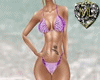 Cleo Bikini Fire Violet