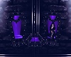 purple gothic chair