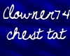 Clowner714 chest tat
