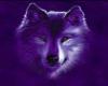 Purple Wolf Cuddle Bed