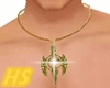 (M)Gold Warrior Necklace