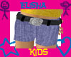 !Kids Blue Denim Shorts