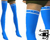 Blue PVC Stockings