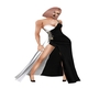Black and White Gown