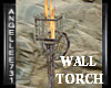 WALL TORCH W/FLAMES