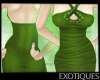 EX- Ella Dress Green