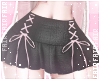🌸 laced skirt black