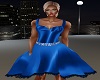 Cabaret Dress Royal Blue