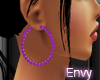 Purple Earrings