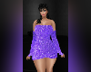 Mini Glitter Purple Dres