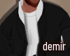 [D] Bomber black jacket