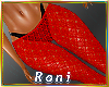 Lace Heart Pant Red RLL