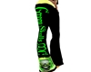 Green Skull MC Pants