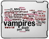 Vampire Words Sticker