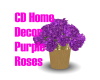 CD HomeDecor Purple Rose