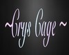 Crys Cage Sign