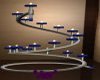 Blue Spiral Candles