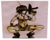 Army girl poster
