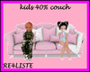 eKIDSeCouch Pink 40%