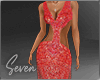 !7 Siena Red Gown