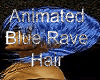 (QD) Blue Rave Hair