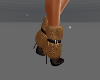 Chestnut fur boots