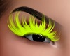 Long lashes neon yellow