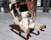 snowman sled trig ride