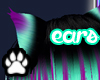 teal pur cat ears