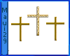 M Three Small Crosses
