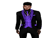 Purple bandana suit