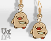 Duckling Tan Earrings