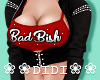 !D! Bad Bish Top Red