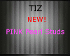 Tiz::. Pink Pearl Studs