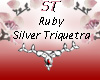 ST}RubySilverTriquetra