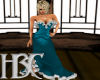 HBC Aqua Salsa Dress